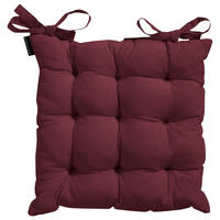 SESSELAUFLAGE Uni  - Bordeaux, Basics, Textil (46/6/46cm)