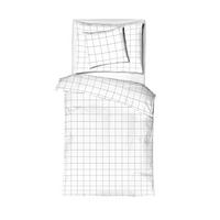 ÁGYNEMŰHUZAT-GARNITÚRA 140/200 cm  - fehér, Basics, textil (140/200cm)