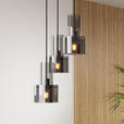 HÄNGELEUCHTE  33/150 cm    - Dunkelgrau, Design, Glas/Metall (33/150cm) - Dieter Knoll