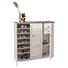SCHUHSCHRANK 133,4/123,2/42,5 cm - Weiß/Grau, LIFESTYLE, Holzwerkstoff/Kunststoff (133,4/123,2/42,5cm) - Hom`in SCHUHSCHRANK 133,4/123,2/42,5 cm - Weiß/Grau, LIFESTYLE, Holzwerkstoff/Kunststoff (133,4/123,2/42,5cm) - Hom`in
