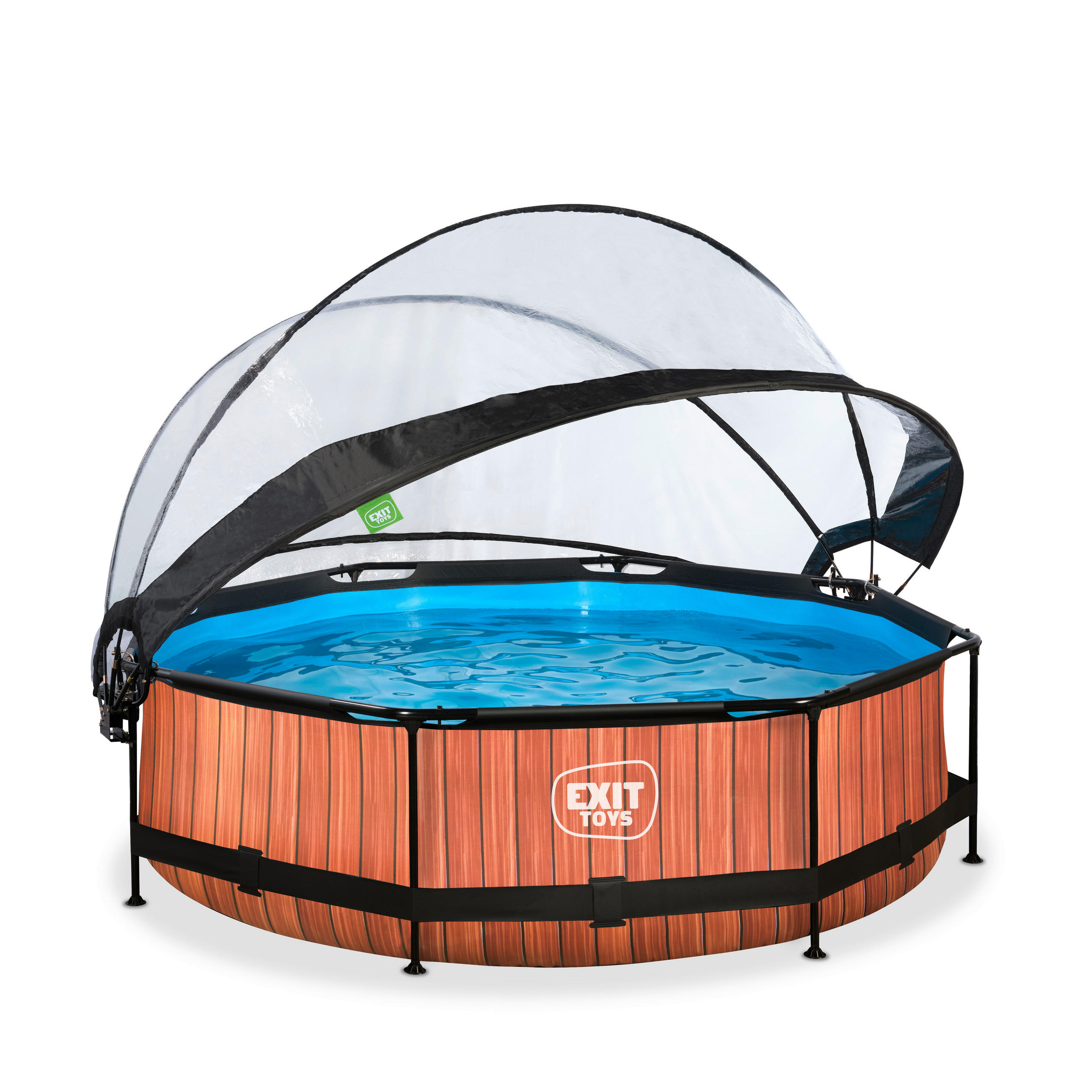 POOL SET 300/76 cm  - brun, Klassisk, plast (300/76cm) - EXIT Toys