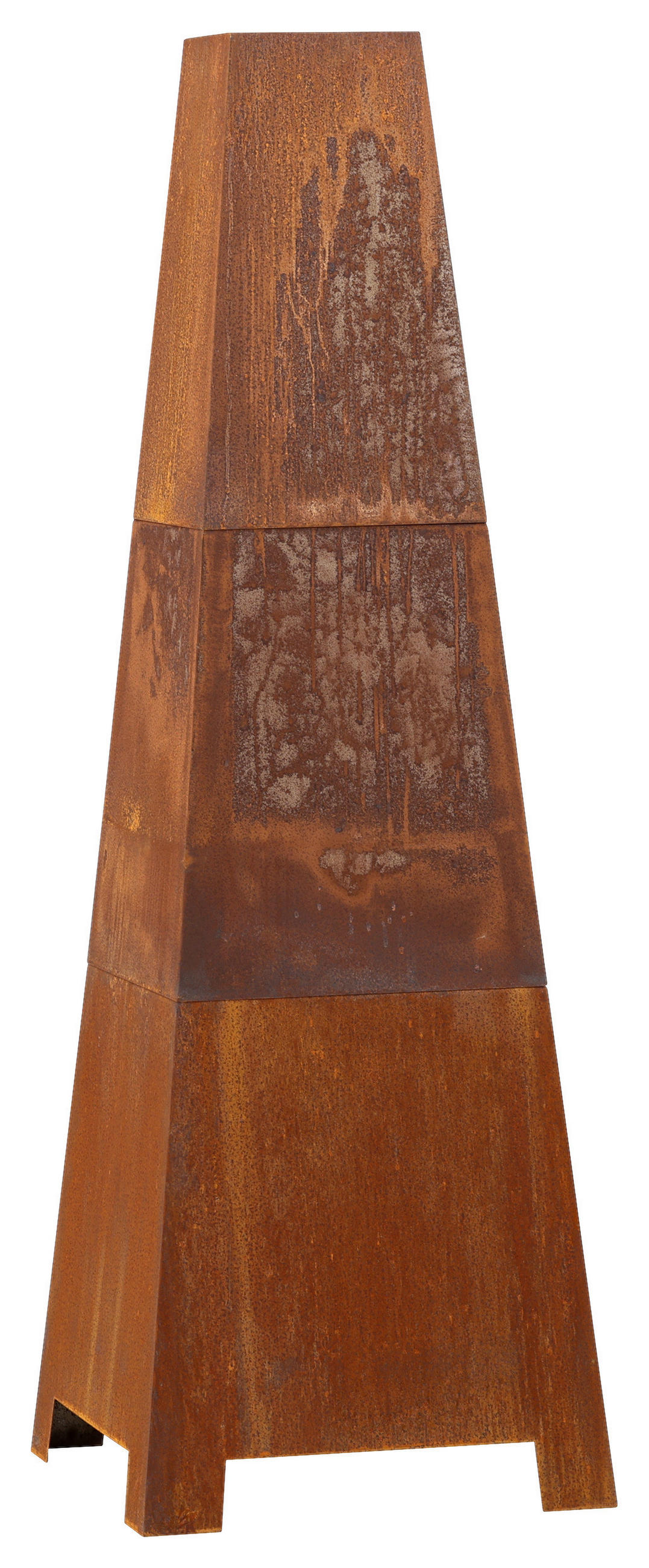 FEUERSTELLE  - Dunkelorange, KONVENTIONELL, Metall (50/150/50cm) - Gardenson