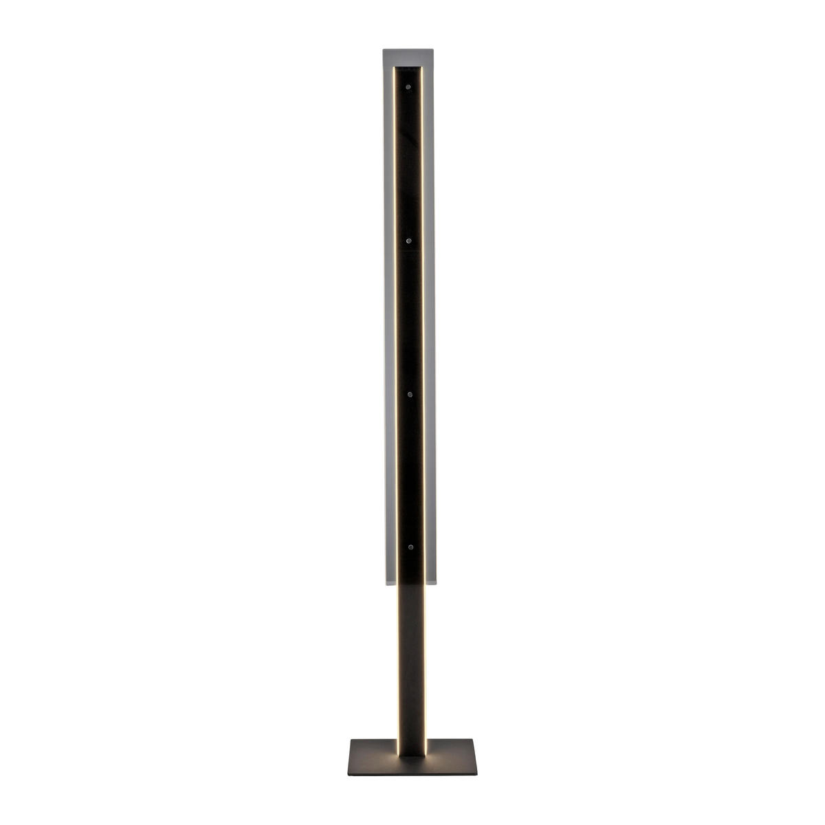 LED-STEHLEUCHTE 25/25/140 cm    - Schwarz, Design, Kunststoff/Metall (25/25/140cm) - Schöner Wohnen