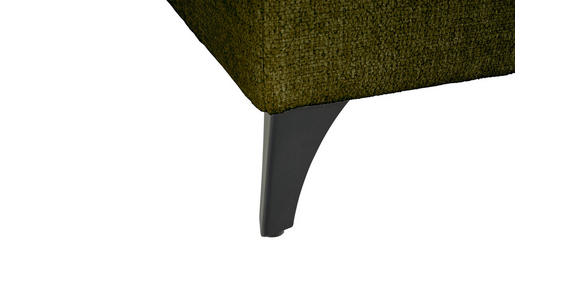 WOHNLANDSCHAFT Grün Chenille  - Schwarz/Grün, KONVENTIONELL, Textil/Metall (160/340/188cm) - Xora