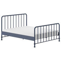 KINDER-/JUNIORBETT - Blau, ROMANTIK / LANDHAUS, Holz/Metall (160/200cm) - MID.YOU
