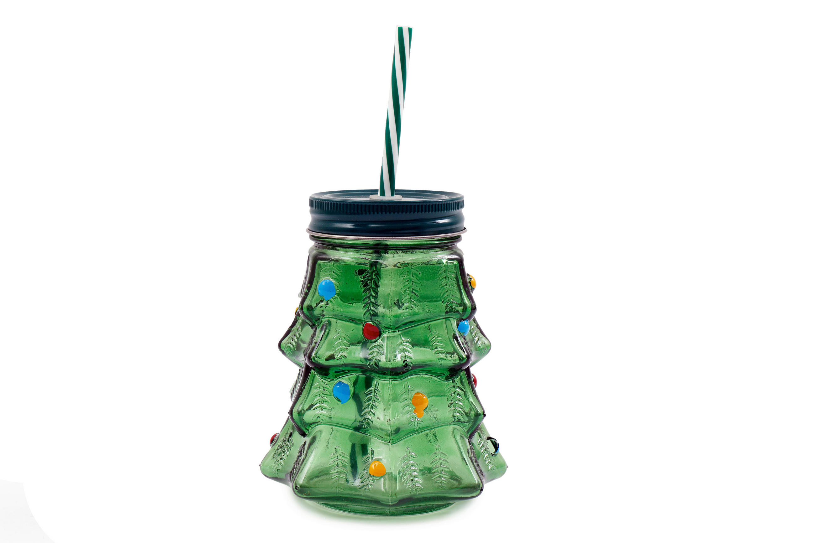 Recipient Decorativ Din Sticl  - verde, Basics, sticlă (11.5/14.2/11.5cm)