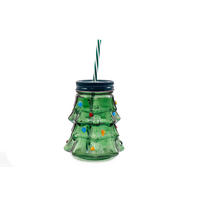 Recipient Decorativ Din Sticl  - verde, Basics, sticlă (11.5/14.2/11.5cm)