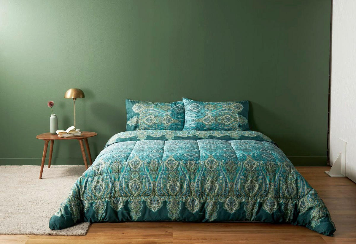 BETTWÄSCHE Ragusa 200/200 cm  - Grün, Basics, Textil (200/200cm) - Bassetti