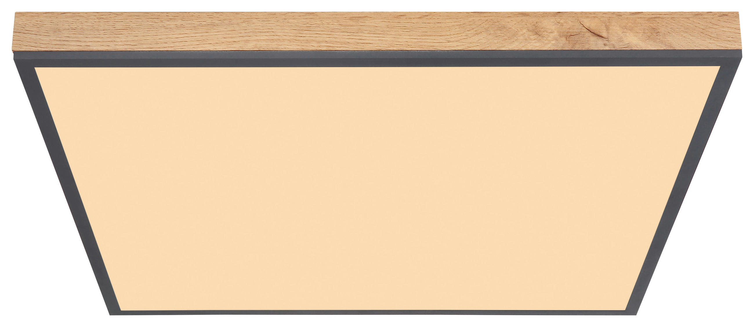 LED PANEL, 59/59/6,5 cm - opál/barvy grafitu, Basics, kov/plast (59/59/6,5cm) - Globo