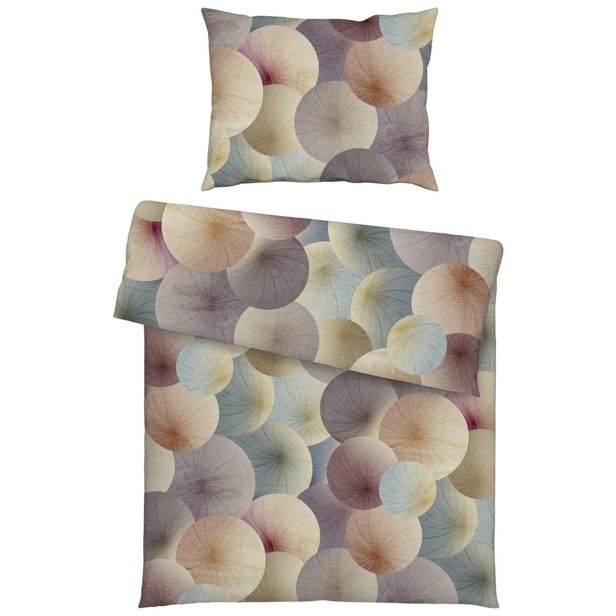 BETTWÄSCHE Impulse Makosatin 140/200 cm  - Multicolor, Design, Textil (140/200cm) - Estella
