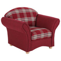 SESSEL in Flachgewebe Rot  - Buchefarben/Rot, Design, Holz/Textil (96/85/81cm) - Max Winzer
