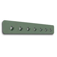 HAKENLEISTE  in Grün  - Grün, Design, Metall (70/10/3cm) - Xora