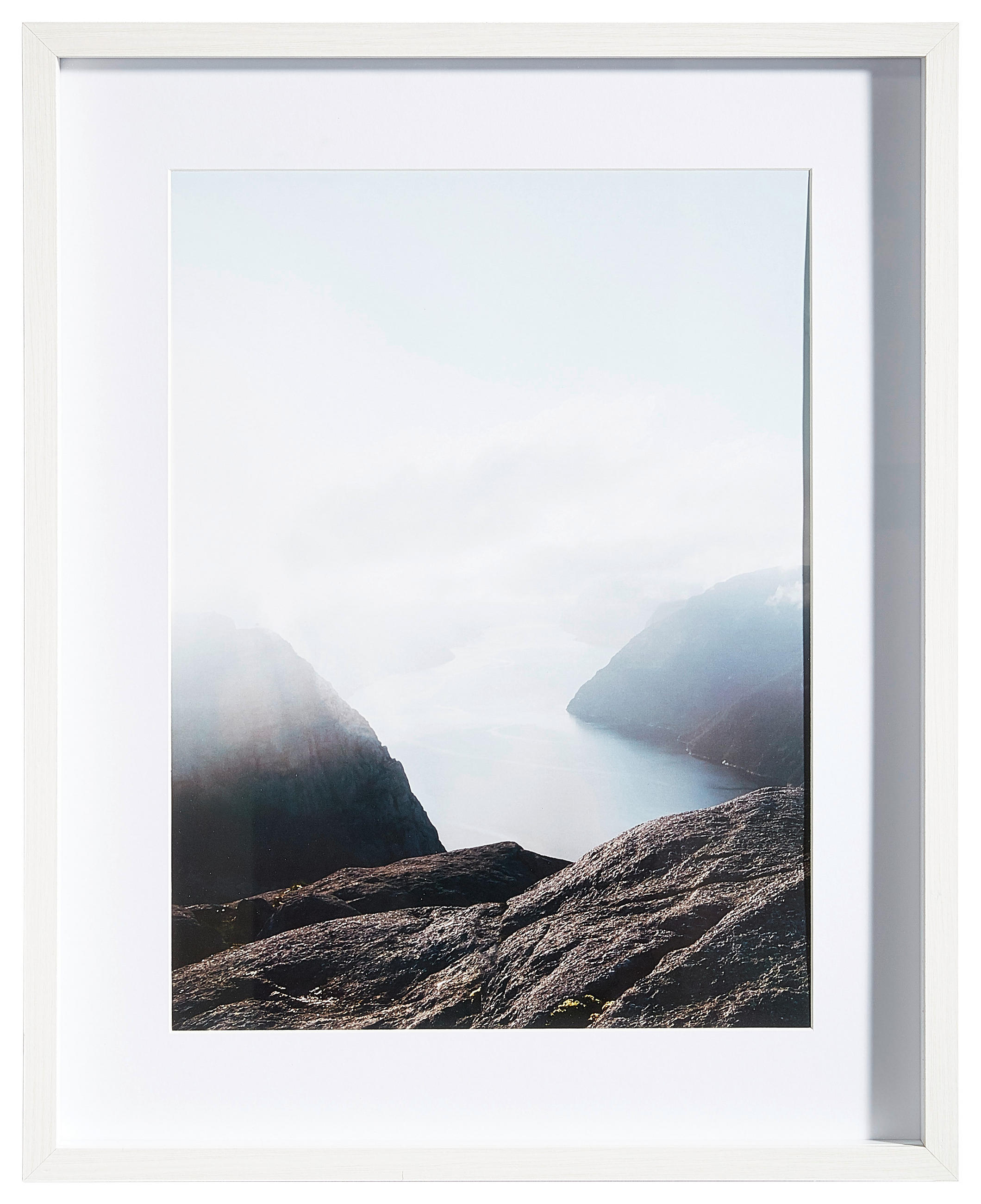 FOTORAHMEN 42/52/3 cm  - Weiß, Basics, Glas/Holz (42/52/3cm)