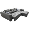 ECKSOFA in Webstoff Gelb  304/218 cm  - Gelb/Silberfarben, MODERN, Kunststoff/Textil (304/218cm) - Carryhome