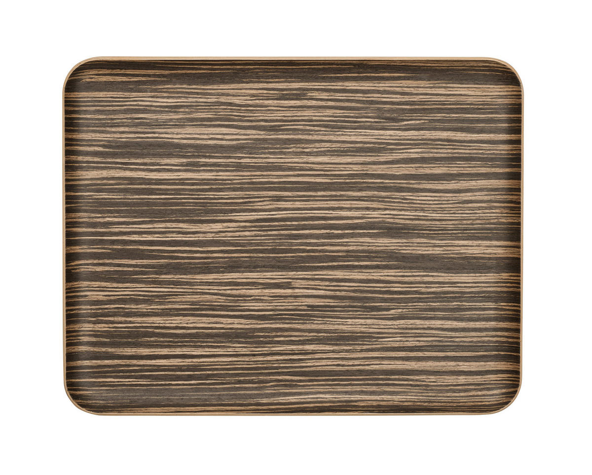 SERVIERTABLETT Holz Weide  - Braun, Basics, Holz (38/1,5/28cm) - ASA