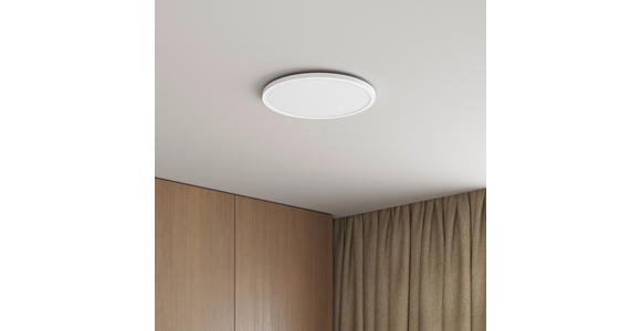 LED-DECKENLEUCHTE 42/2,9 cm   - Weiß, Basics, Kunststoff (42/2,9cm) - Novel