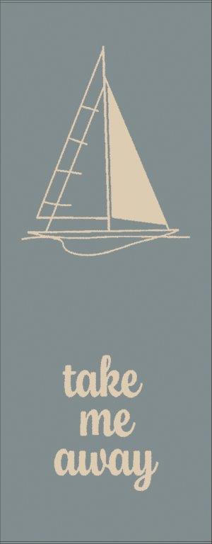 PEŠKIR ZA TUŠIRANJE Travel  pastelno plava 70/180 cm  - pastelno plava, Konvencionalno, tekstil (70/180cm) - Cawoe