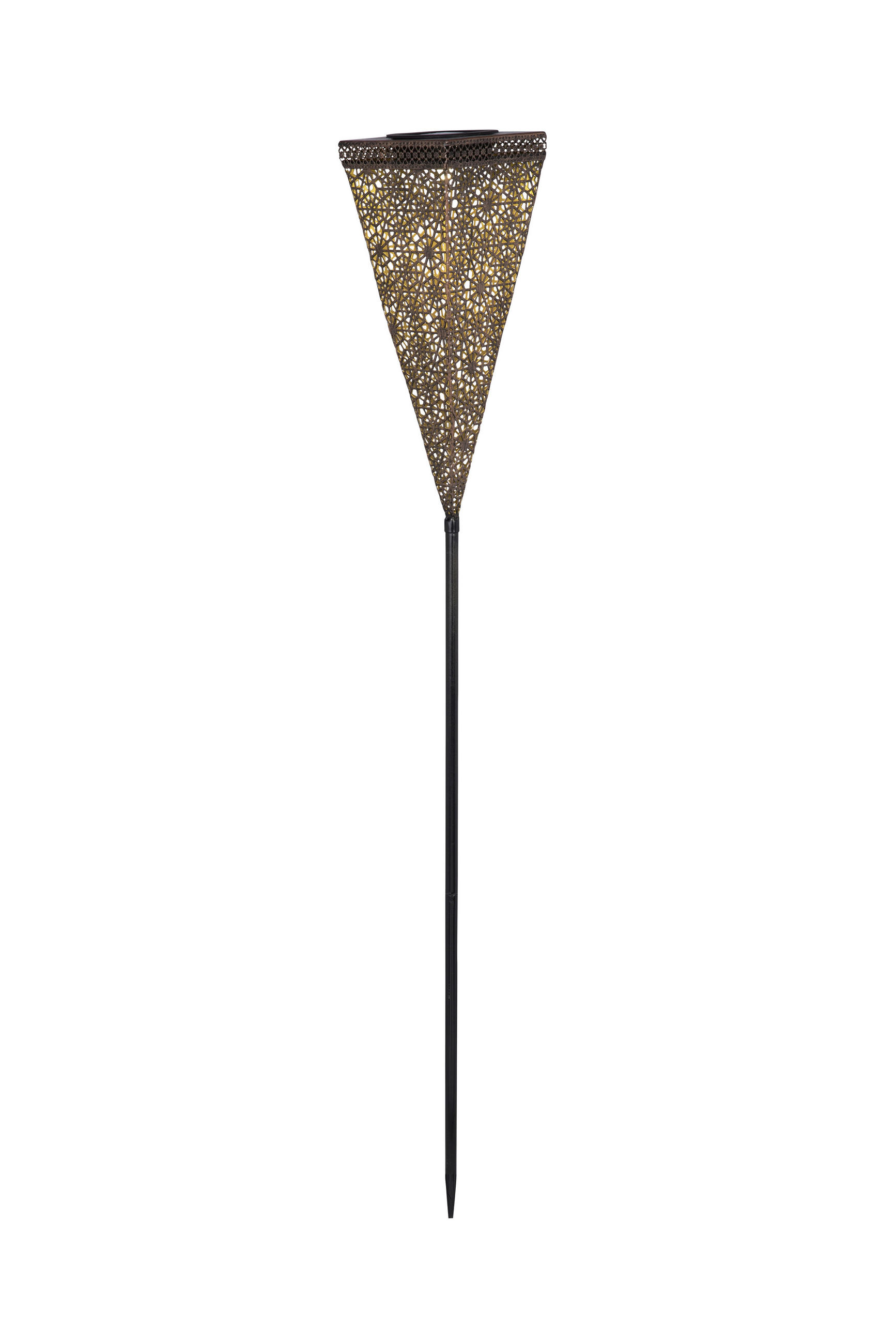 SZOLÁRLÁMPA  - Bronz/Fekete, Trend, Műanyag/Fém (11/89cm) - Ambia Garden