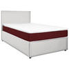 BOXBETT 140/200 cm  in Weiss, Rot  - Weiss/Rot, Konventionell, Holz/Holzwerkstoff (140/200cm) - MID.YOU
