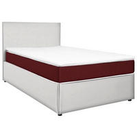 BOXBETT 140/200 cm  in Rot, Weiß  - Rot/Weiß, KONVENTIONELL, Holz/Holzwerkstoff (140/200cm) - MID.YOU