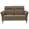 2-SITZER-SOFA in Leder Hellbraun  - Hellbraun/Schwarz, KONVENTIONELL, Leder/Metall (178/103/92cm) - Dieter Knoll