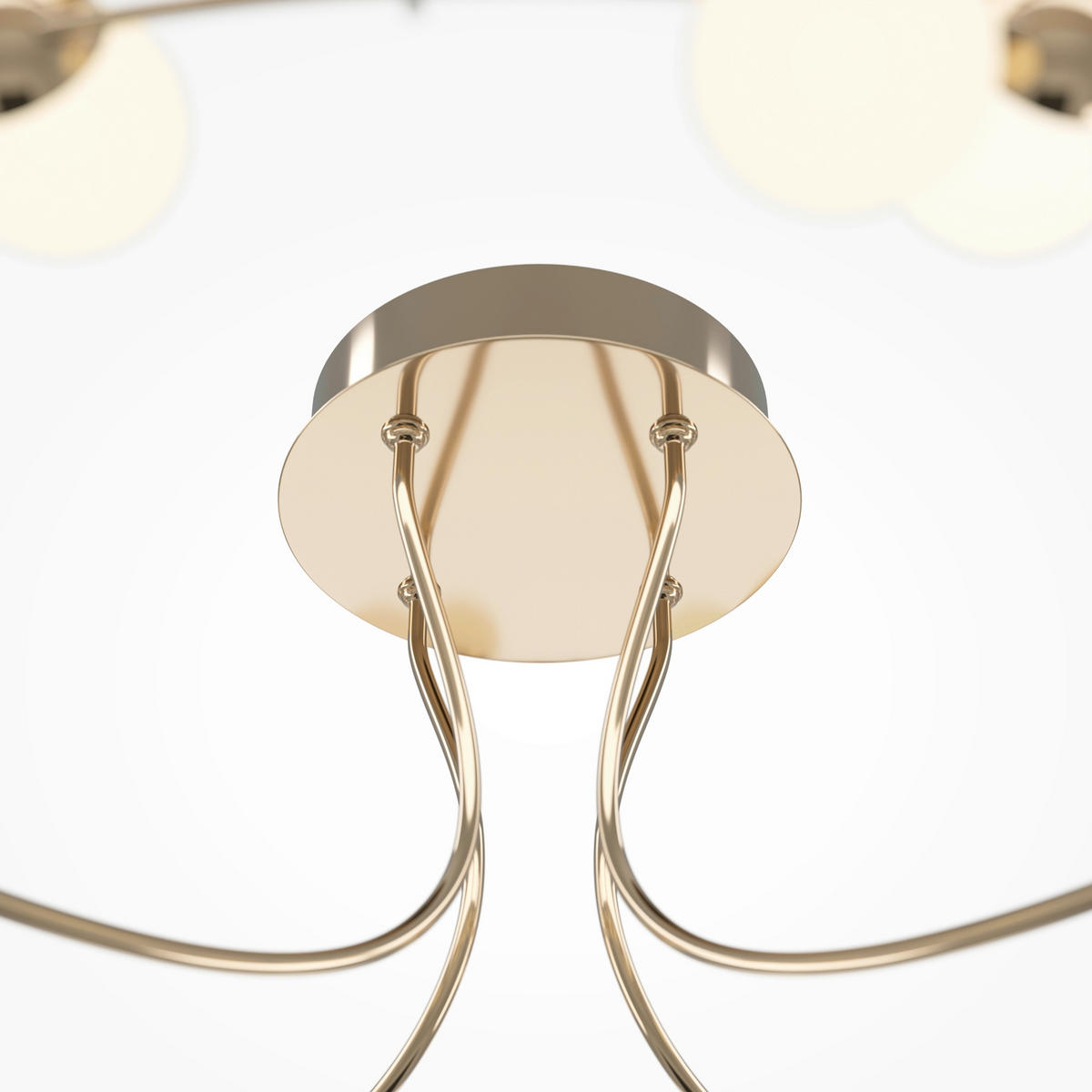 DECKENLEUCHTE Deckenleuchte 80/80/80 cm  - Goldfarben, Design, Metall (80/80/80cm) - MAYTONI
