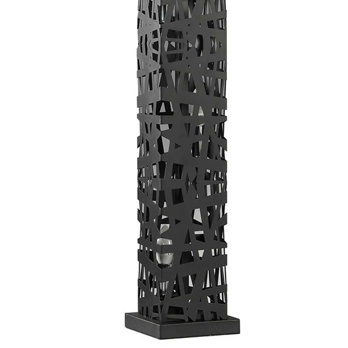 STEHLEUCHTE 22/103 cm    - Brombeere/Schwarz, Design, Metall (22/103cm)