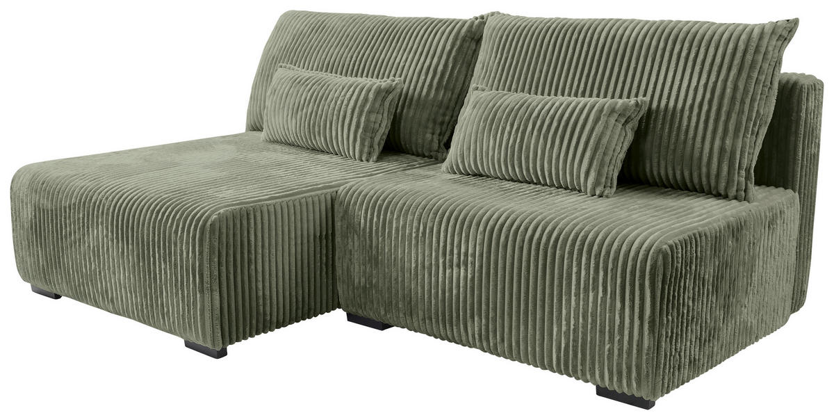 Freisteller von Carryhome ECKSOFA Olivgrün Cord.