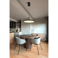 LED-HÄNGELEUCHTE 50,8/150 cm  - Opal/Schwarz, Design, Kunststoff/Metall (50,8/150cm) - Globo