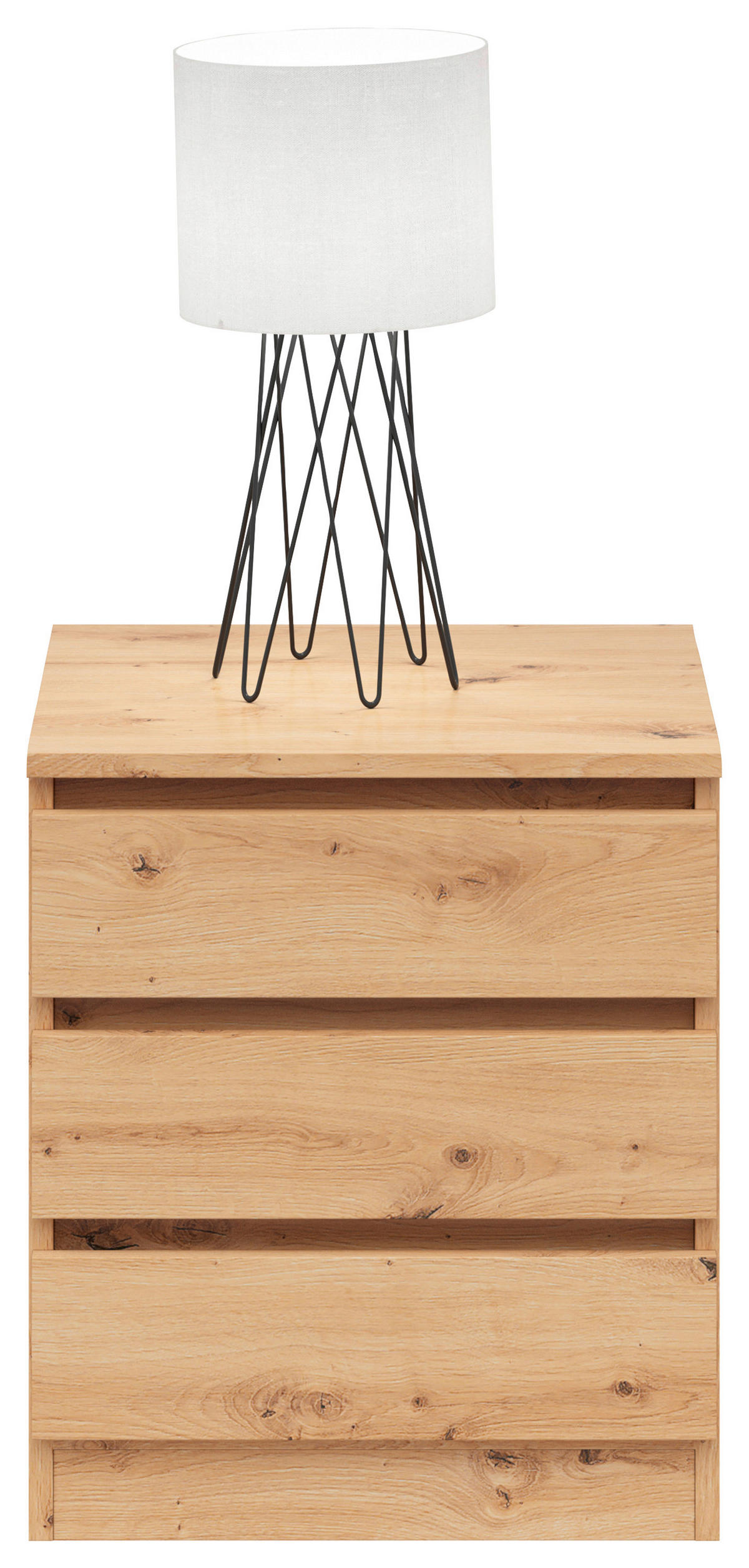 NACHTSCHRANK 45/52/42 cm  - Eiche Artisan, KONVENTIONELL, Holzwerkstoff (45/52/42cm)