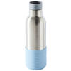 ISOLIERFLASCHE 0.45 l  - Blau/Edelstahlfarben, Trend, Kunststoff/Metall (7/23cm) - Homeware Profession.