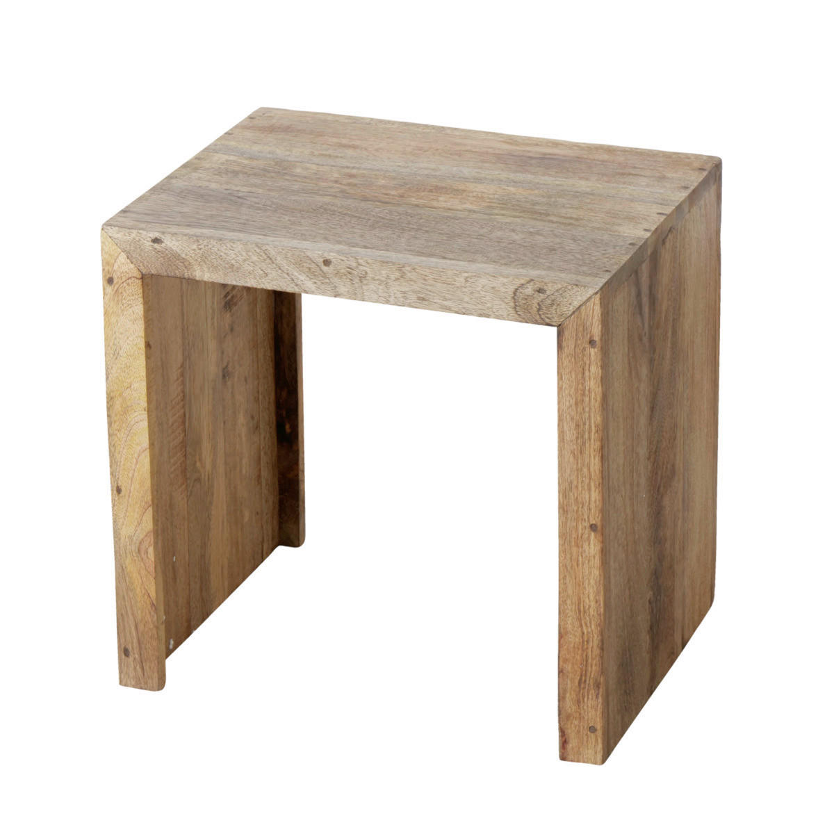 ODKLÁDACÍ STOLEK, mangové dřevo, přírodní barvy - přírodní barvy, Basics, dřevo (40/30/40cm)