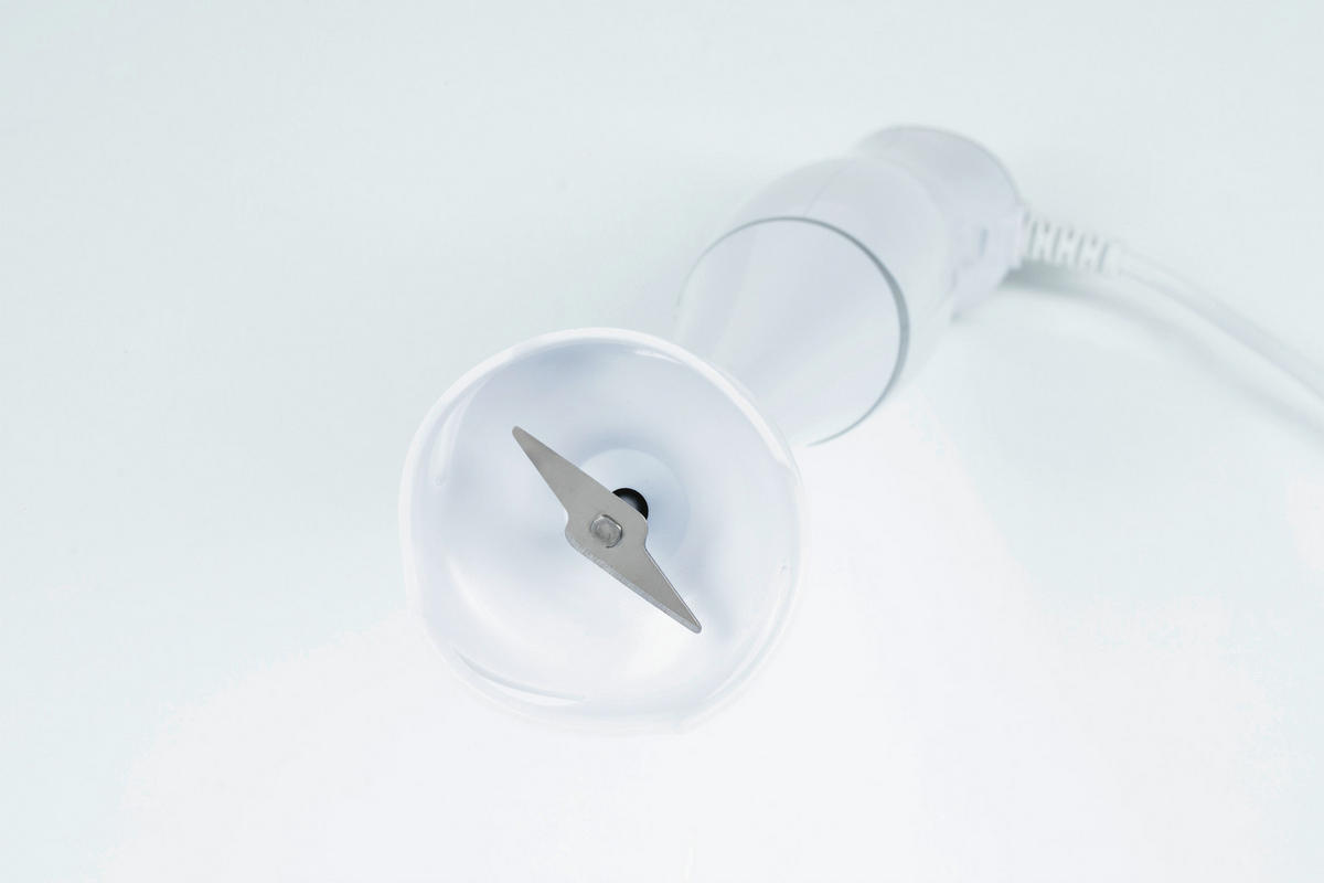STABMIXER GOURMETmaxx  - Weiß/Grau, Basics, Kunststoff/Metall (6,5/6,5/37cm) - GOURMETMAXX