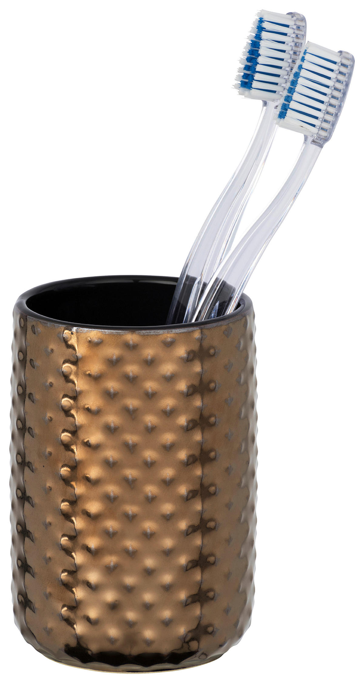 KELÍMEK NA ZUBNÍ KARTÁČEK měděné barvy - měděné barvy, Basics, keramika (7,5/11cm)
