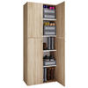 AKTENSCHRANK 70/182/37 cm  - Sonoma Eiche, KONVENTIONELL, Holzwerkstoff (70/182/37cm) - MID.YOU