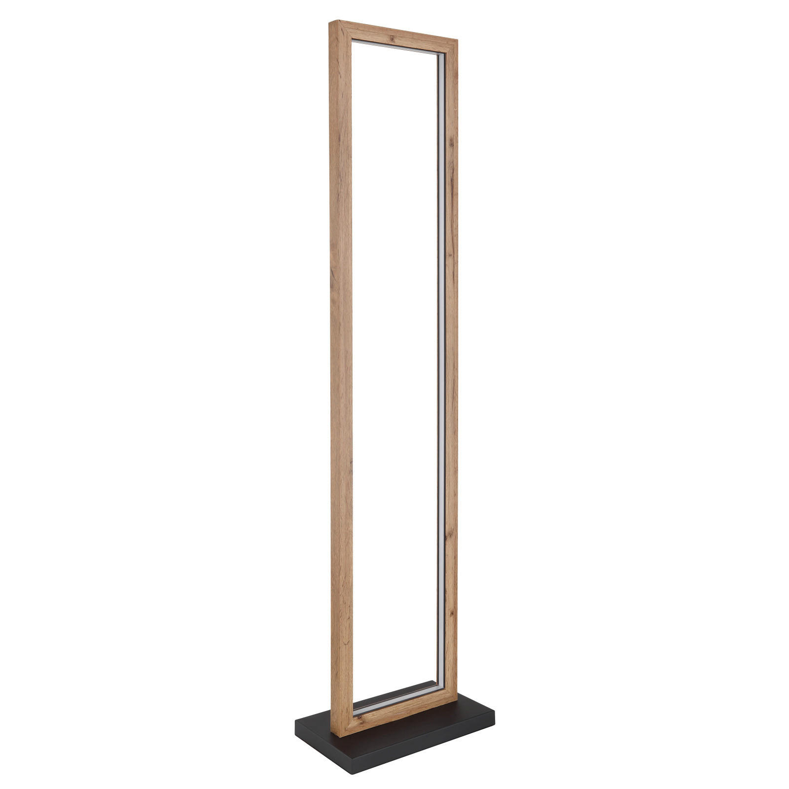 LED-GOLVLAMPA 30/18/120 cm    - opal/svart, Klassisk, metall/trä (30/18/120cm) - Globo