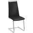 SCHWINGSTUHL in Metall, Leder Schwarz, Chromfarben - Chromfarben/Schwarz, Design, Leder/Metall (46/104/59cm) - Bacher SCHWINGSTUHL in Metall, Leder Schwarz, Chromfarben - Chromfarben/Schwarz, Design, Leder/Metall (46/104/59cm) - Bacher