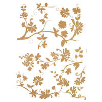 DEKOSTICKER 50/70 cm     - Beige, Natur, Kunststoff (50/70cm) - Komar