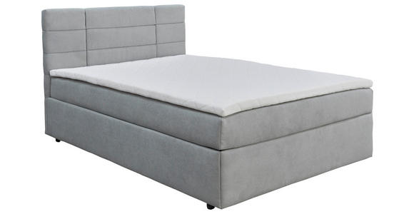 BOXBETT 160/200 cm in Grau - Schwarz/Kieferfarben, KONVENTIONELL, Holz/Kunststoff (160/200cm) - Carryhome