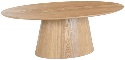 COUCHTISCH Eiche furniert oval Eichefarben  - Eichefarben, Design, Holz/Holzwerkstoff (110/40/60cm) - MID.YOU