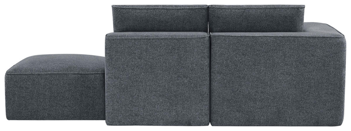 SOFA drvo, plastika, tekstil  tamno siva    - tamno siva/crna, Design, drvo/tekstil (230,5/65/90cm) - Livetastic