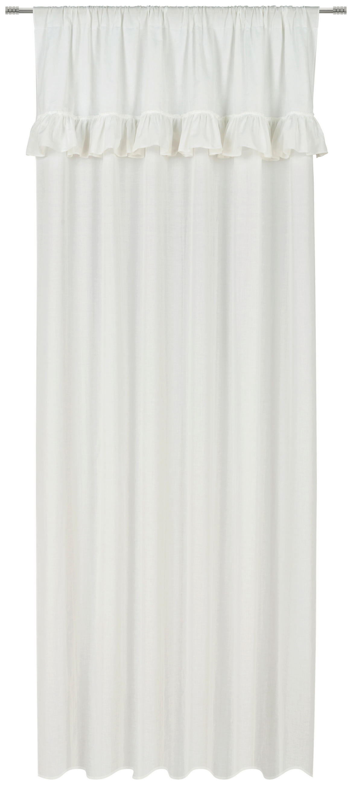 HOTOVÝ ZÁVĚS, poloprůhledné, 140/255 cm - krémová, Romantický / Rustikální, textil (140/255cm) - Esposa