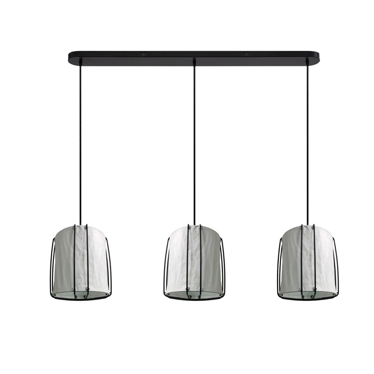 ZÁVĚSNÉ SVÍTIDLO,   - bílá/černá, Design, kov/plast (112/27/22cm) - Nordlux