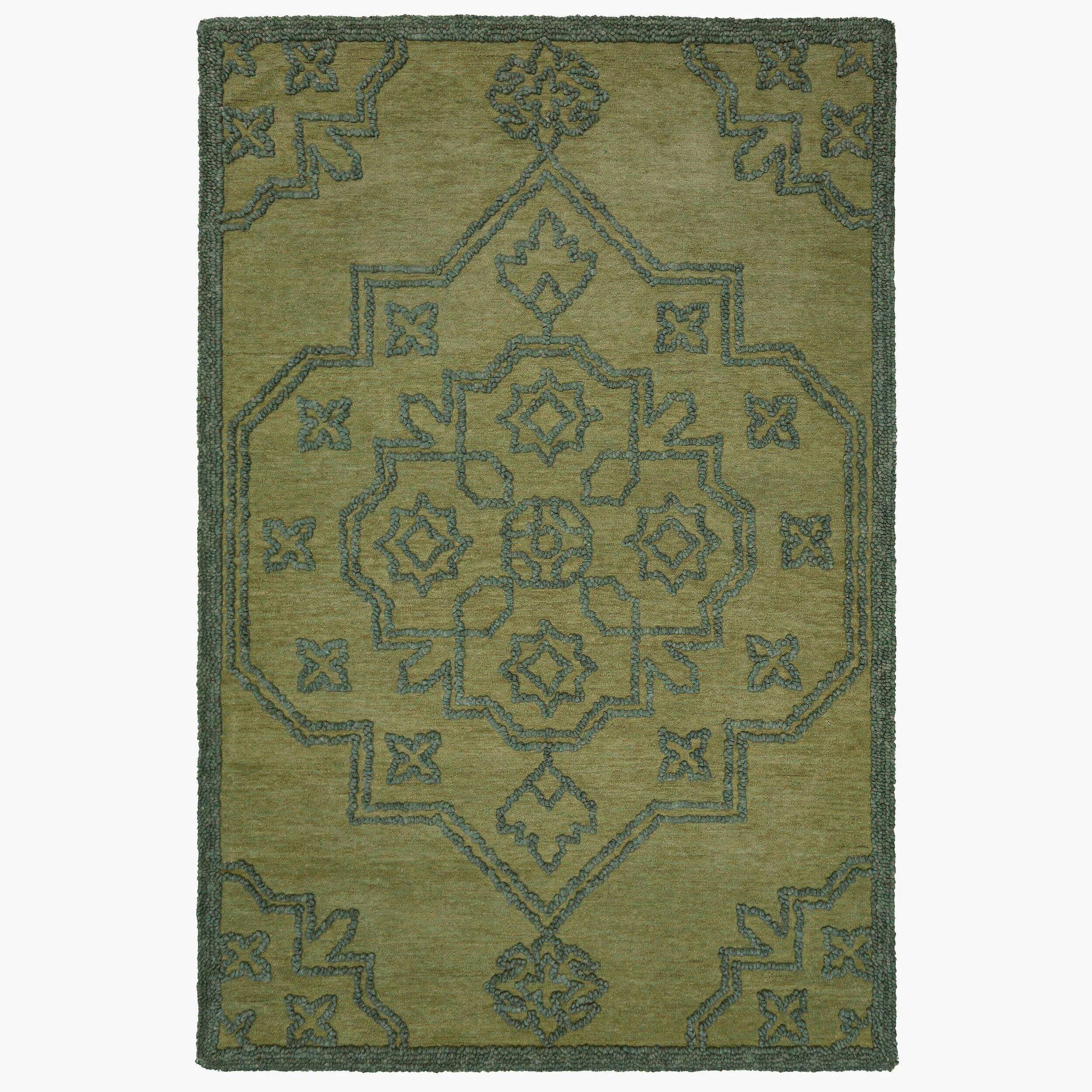 WOLLTEPPICH 140/200 cm Grün  - Grün, Basics, Textil (140/200cm) - Flair Rugs
