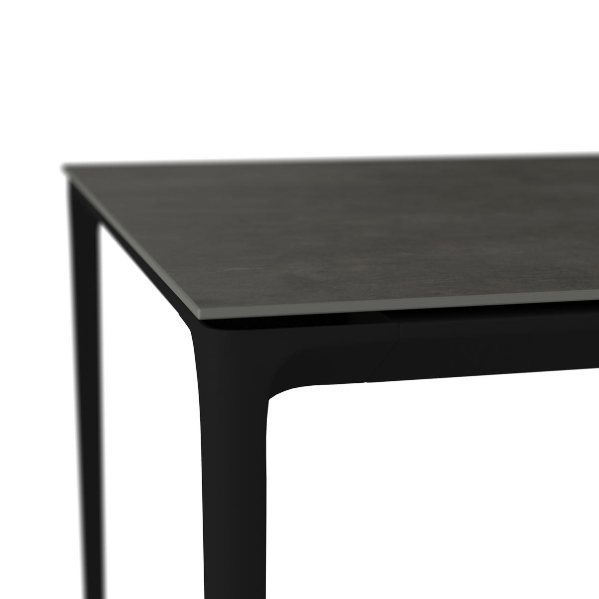 KERTI ASZTAL 140/90/73,5 cm   - antracit, Design, kő/fém (140/90/73,5cm) - Dieter Knoll