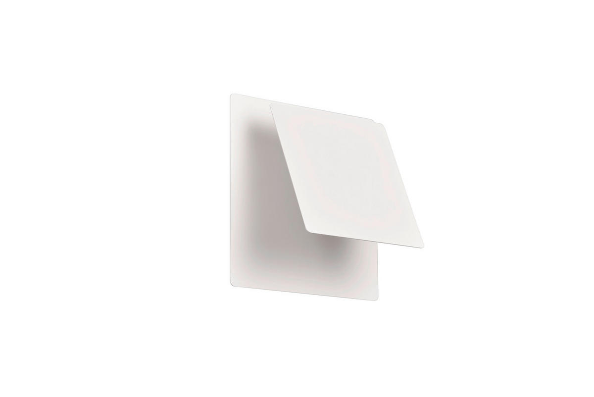 LED-WANDLEUCHTE - Weiss, Design, Metall (18/18/7.2cm) - Trio Leuchten
