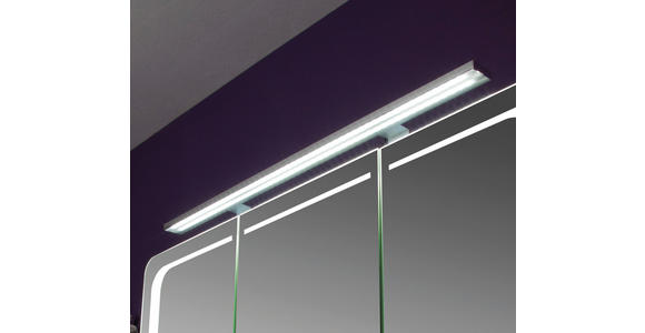 AUFBAULEUCHTE - Chromfarben, Design, Kunststoff (40/50/120cm) - Novel