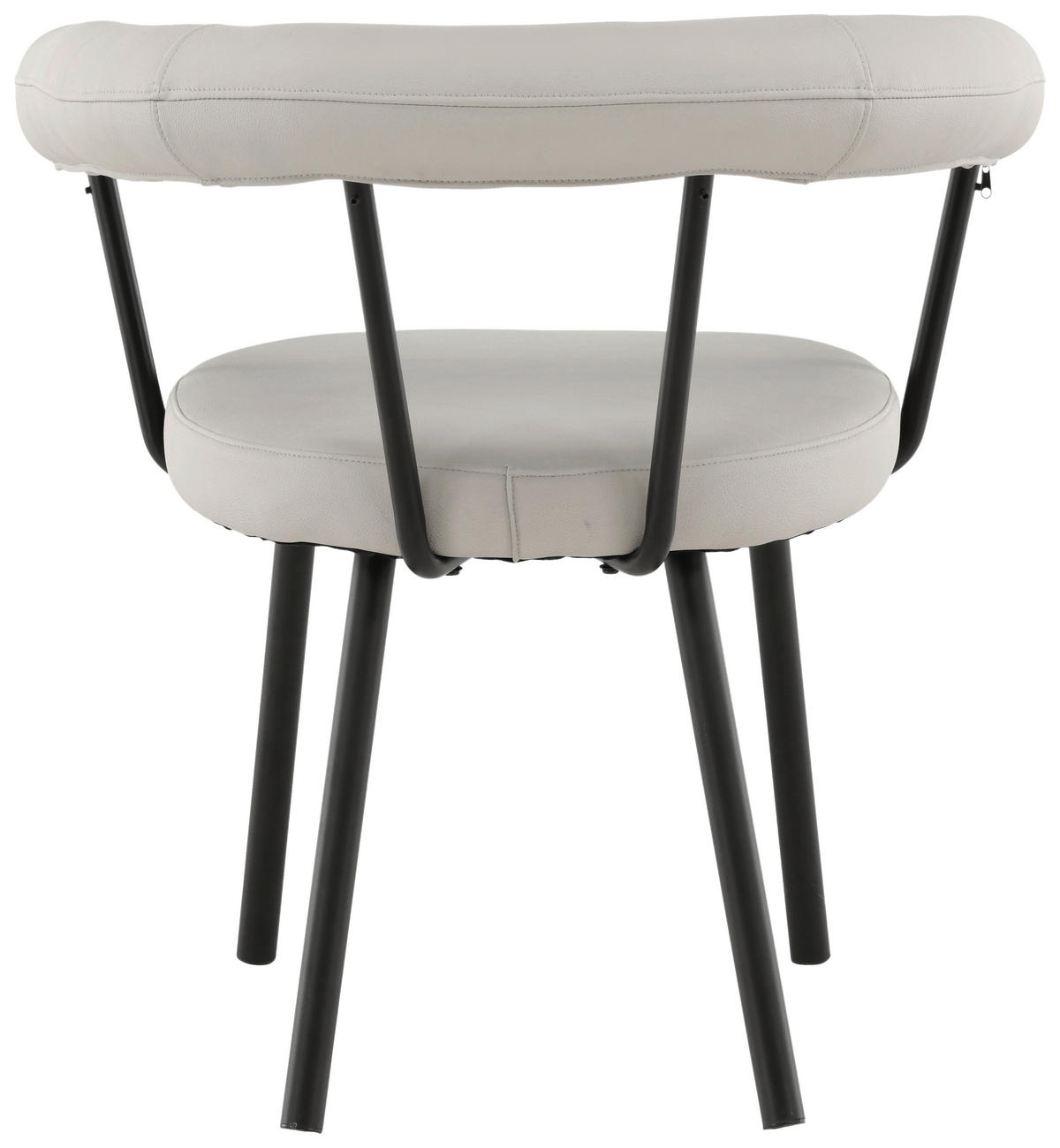 STOL stål  - beige/svart, Design, metall/trä (68cm) - Lomoco
