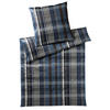 BETTWÄSCHE Checks Makosatin 200/200 cm  - Blau/Dunkelblau, Basics, Textil (200/200cm) - Joop!
