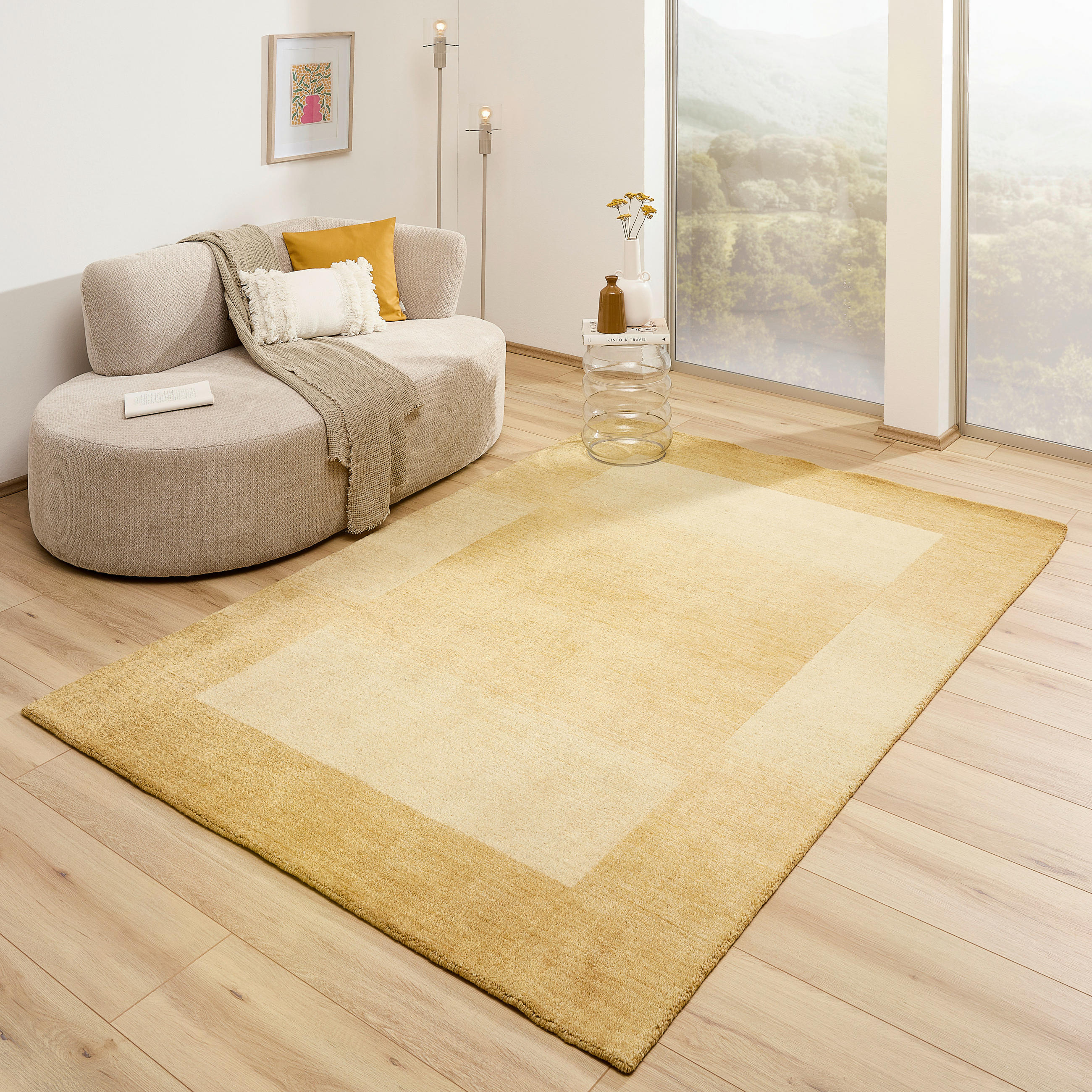 ORIENTTEPPICH 70/140 cm EDITION ALKATIF NOMAD Gelb  - Gelb, Basics, Textil (70/140cm) - Cazaris